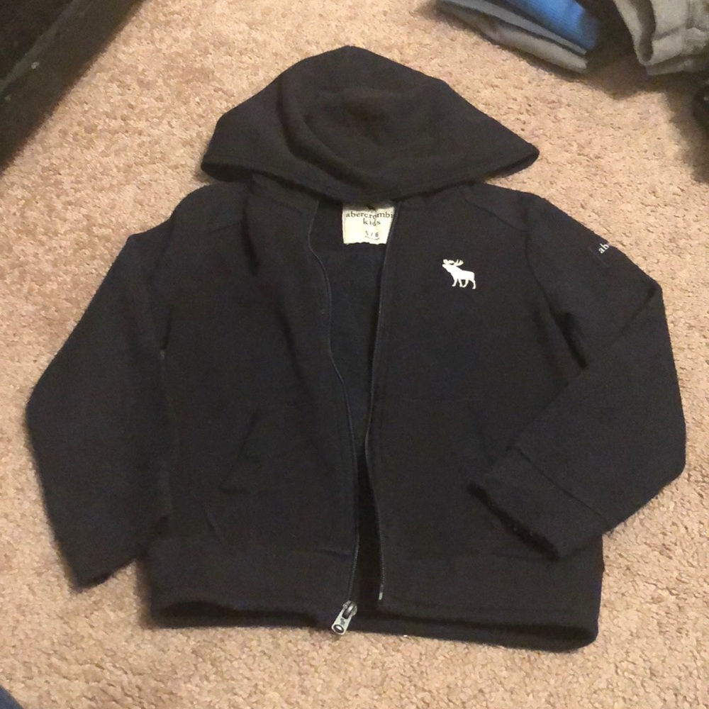 Boys hooded zip up sweatshirt